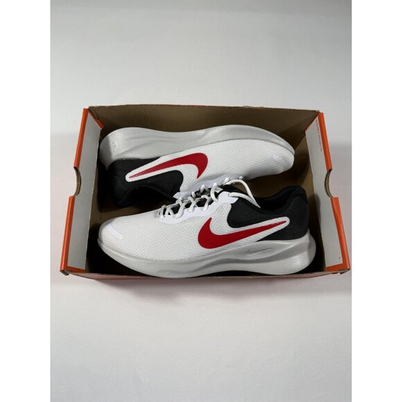 New Nike Shoes Mens Size 11 White Black Revolution 7 Running Sneakers FB2207-102 - Picture 1 of 10